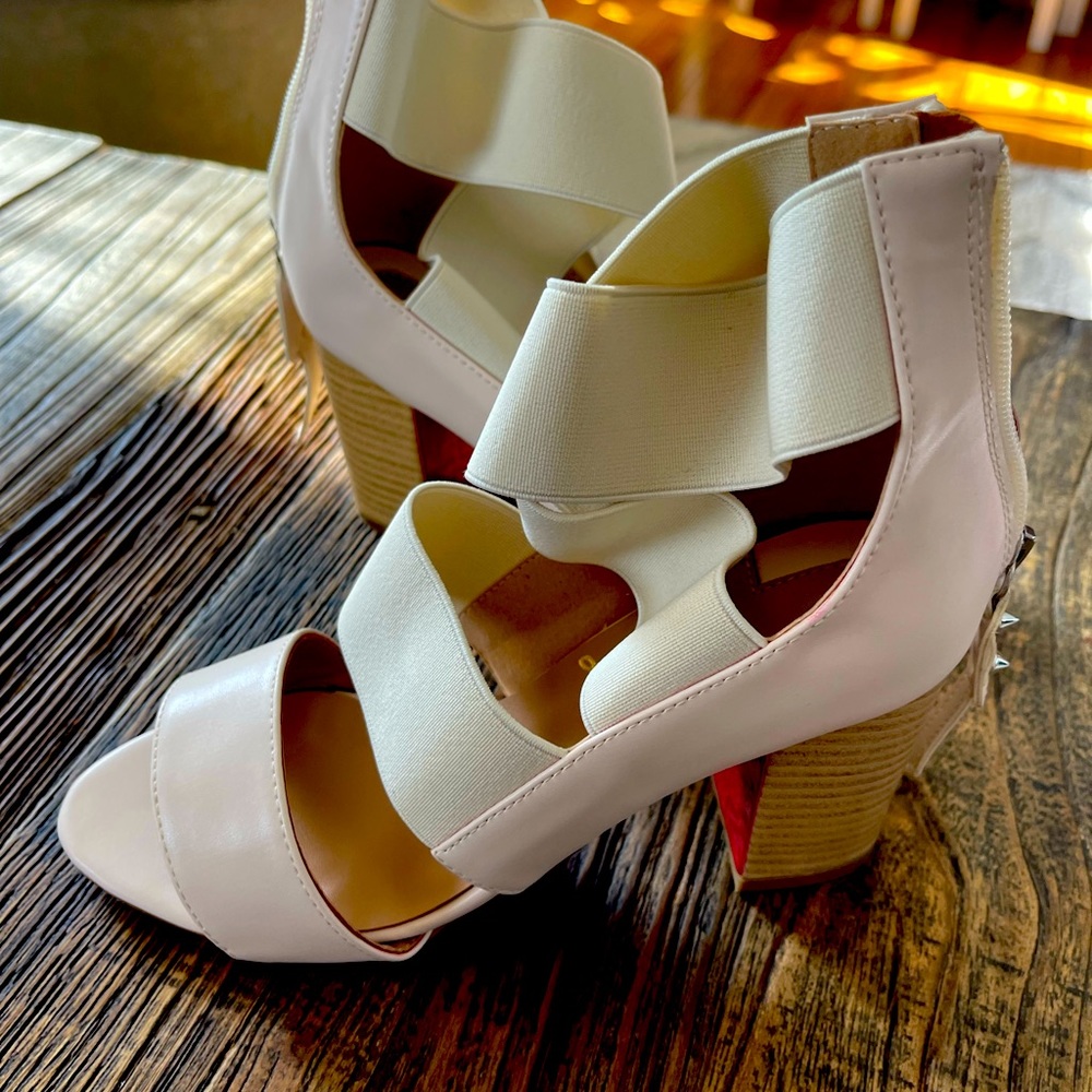 Beige summer sandals